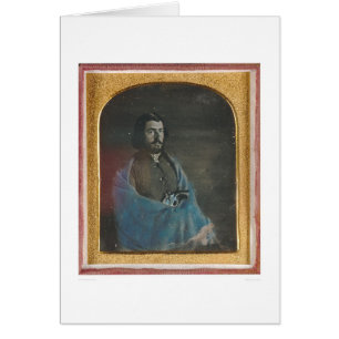 Hombre con la capa azul y revólver (40455)