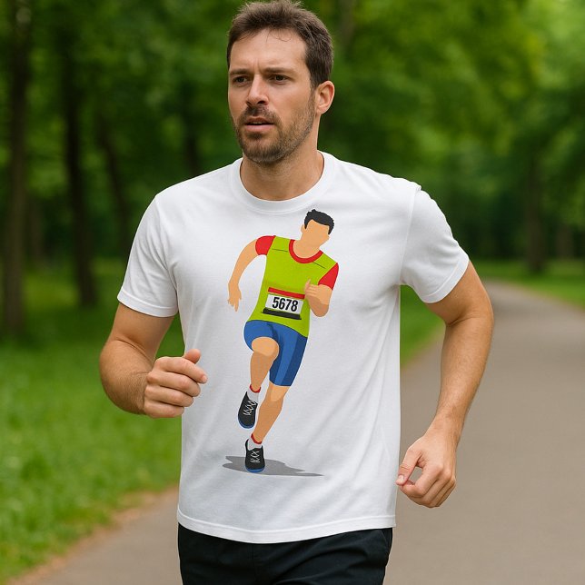 Hombre Corriendo Camiseta Para Hombres (Subido por el creador)