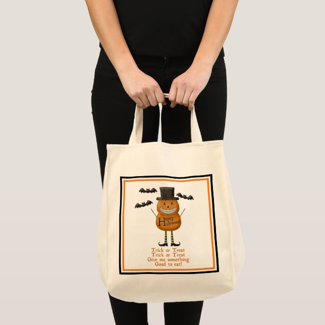 Hombre de calabaza caprichoso - Bolsa de truco o t (Anverso (producto))