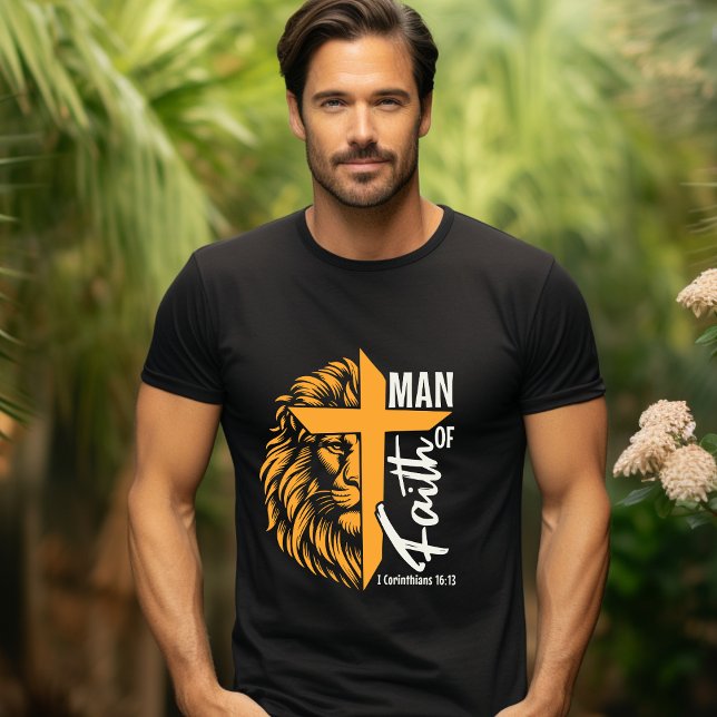 Hombre de camiseta de fe (Subido por el creador)