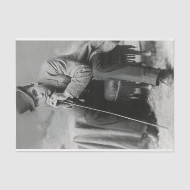 Hombre de cosecha en papel de tocador de sombrero  (Anverso)