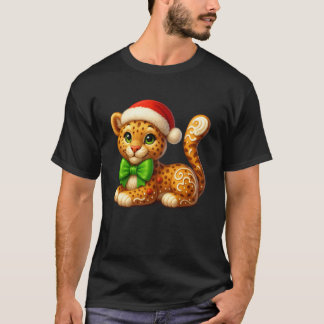 Hombre de jengibre divertido Camisetas de Navidad
