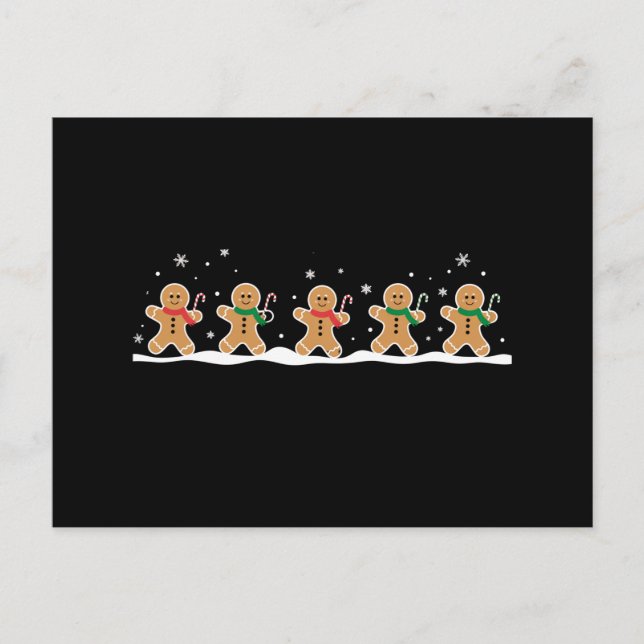 Hombre de jengibre Lindo Panadero de Navidad  (Anverso)