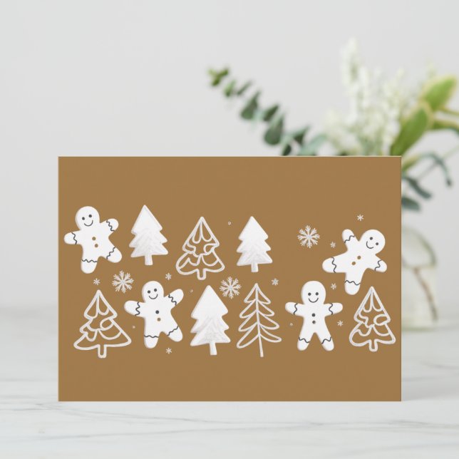 Hombre de Jengibre Navidad Fiesta Invierno Panader (Anverso de pie)