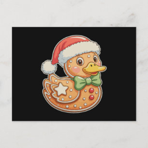 Hombre de jengibre Pato Navidad Xmas Fiesta