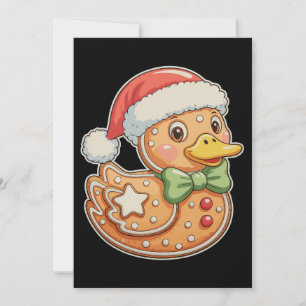 Hombre de jengibre Pato Navidad Xmas Fiesta