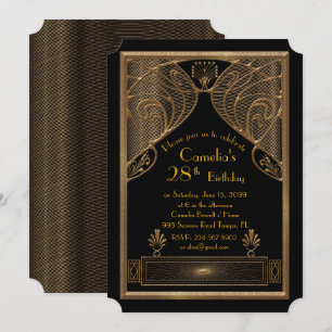 Hombre de la mujer de la invitación de la fiesta