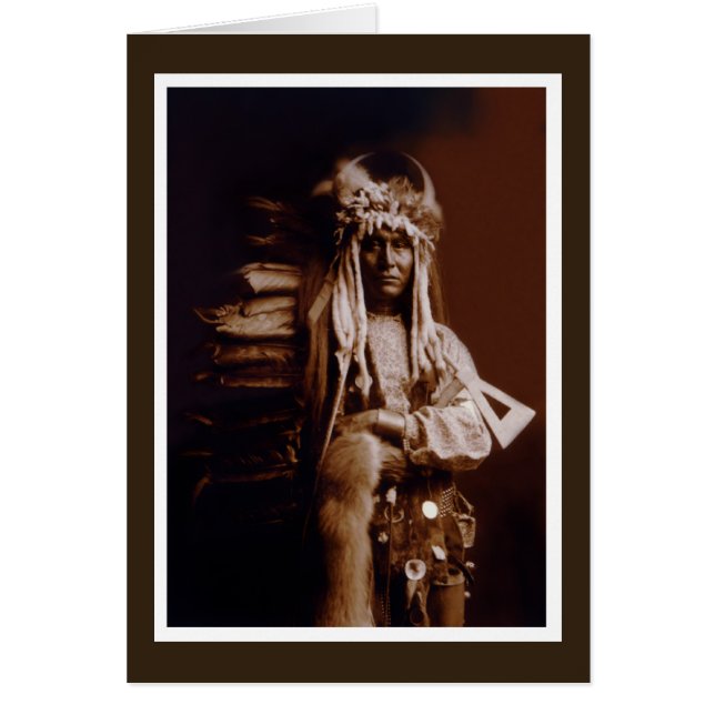 Hombre de la paloma del nativo americano (Frente)