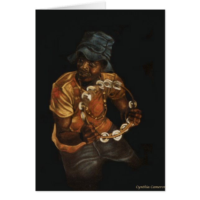 Hombre de la pandereta (Frente)