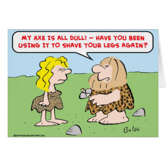 hombre de las cavernas, mujer, hacha, afeitado,