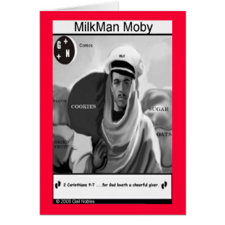 Hombre de leche cómico