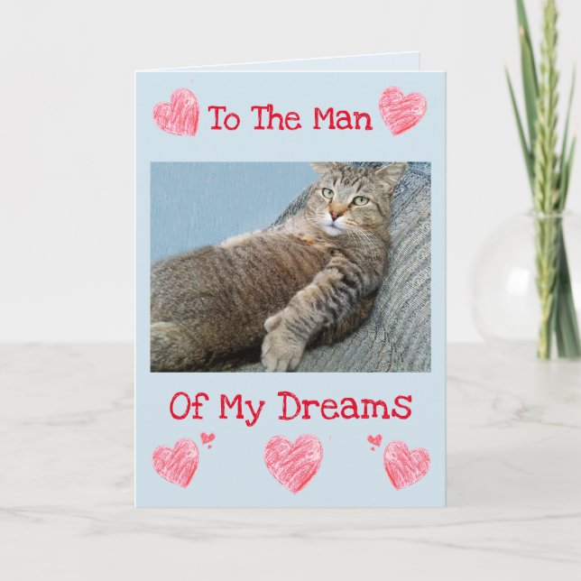 Hombre de mi tarjeta del día de San Valentín de (Anverso)