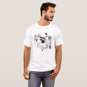 Hombre de música - Ritmo en mi camiseta Soul