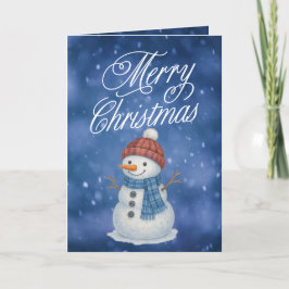 Hombre de Nieve Caprichoso Feliz Navidad