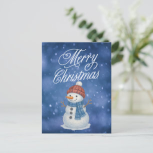 Hombre de Nieve Caprichoso Feliz Navidad