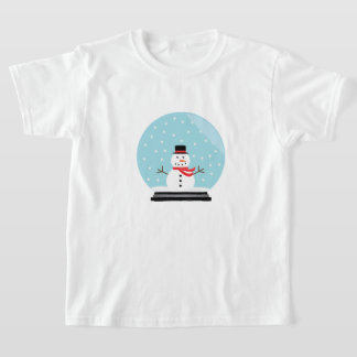 Hombre de nieve en camiseta de Globe