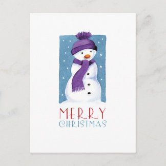 Hombre de nieve | Postales navideñas de Feliz