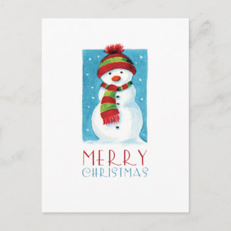 Hombre de nieve | Postales navideñas de Feliz