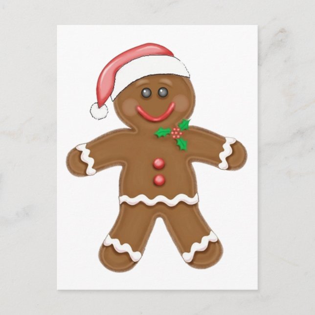 Hombre de pan de jengibre del navidad (Anverso)