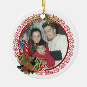 Hombre de pan de jengibre del ornamento de las