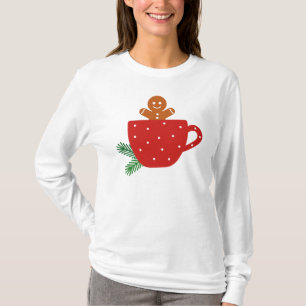 Hombre de pan de jengibre Navidad camiseta