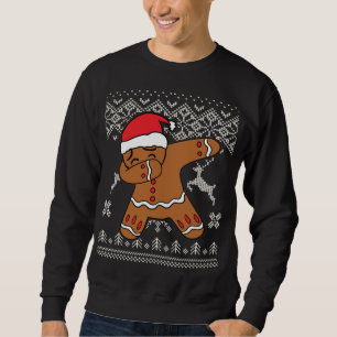 Hombre de pan de jengibre Navidades feos Sweater G