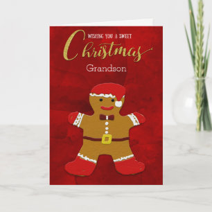 Hombre de pan de jengibre Santa del navidad del