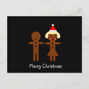 Hombre de pan de jengibre y Chica Feliz Navidad 2