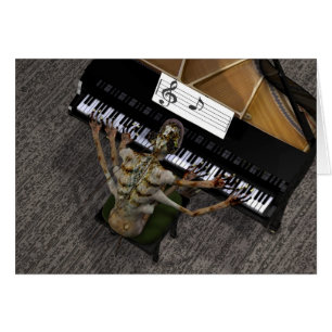 Hombre de piano raro