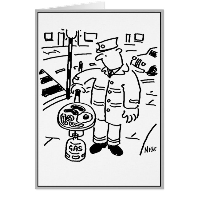 Hombre de pop de limón cocina su desayuno (Frente)