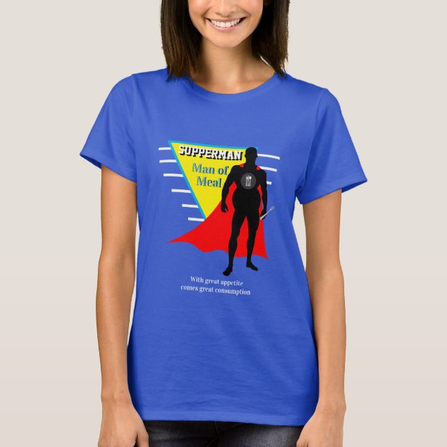 HOMBRE DE SUPERMAN DE LA Novedad DE LA Camiseta DE (Anverso)