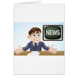 Hombre del ancla de las noticias