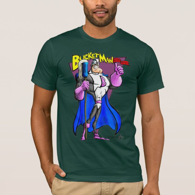 Hombre Del Balde Camiseta (Anverso)