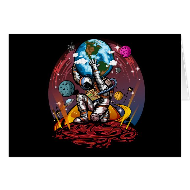 Hombre del espacio de Atlas (Anverso (Horizontal))