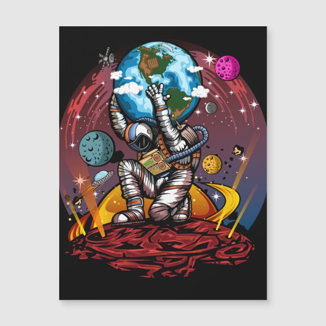 Hombre del espacio de Atlas (Anverso)