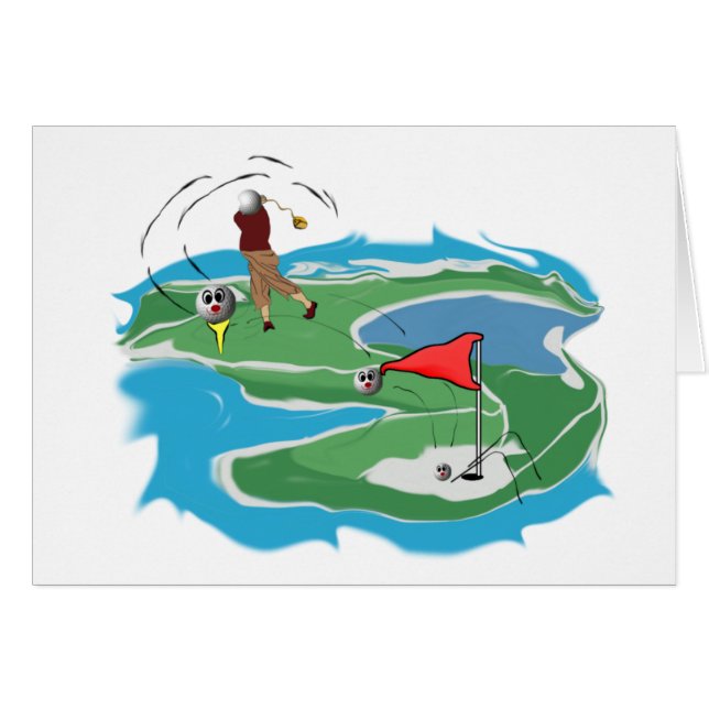 Hombre del golf (Anverso (Horizontal))