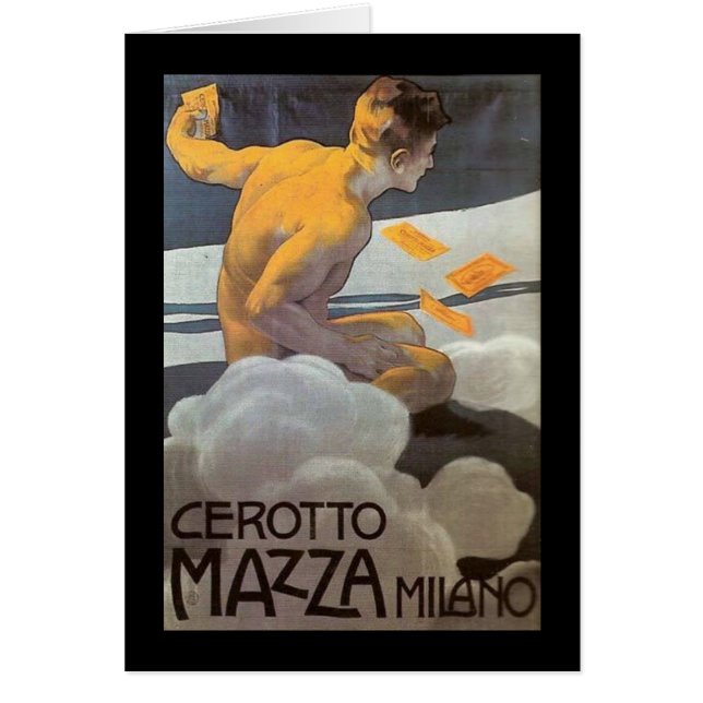 Hombre del italiano del vintage (Frente)