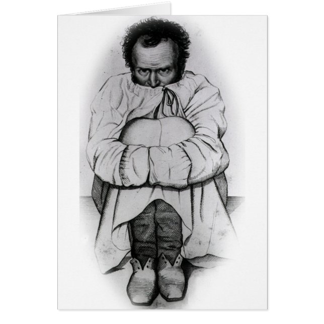 Hombre demente de Dimensia del vintage en chaqueta (Frente)