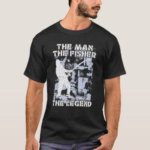 Hombre El Hombre El Pescador La Leyenda Camiseta d