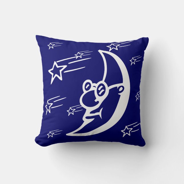 hombre en la luna con almohada de estrellas (Anverso)