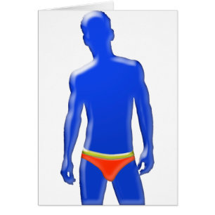 Hombre en ropa interior