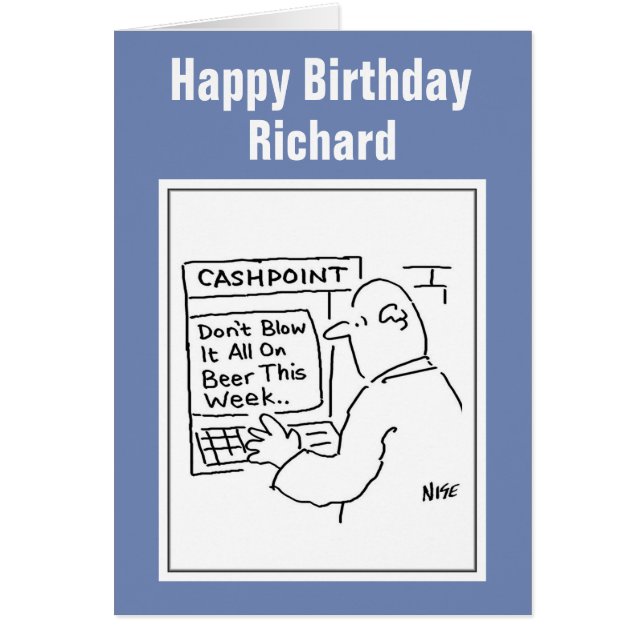 Hombre en una máquina de efectivo (Frente)