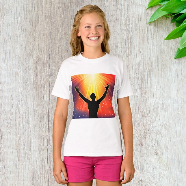 Hombre espiritual Chicas camiseta (Subido por el creador)