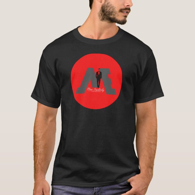 Hombre Gris Erudidamente La Camiseta Con Efecto Mi (Anverso)