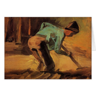Hombre inclinado con pala por Vincent van Gogh Tar