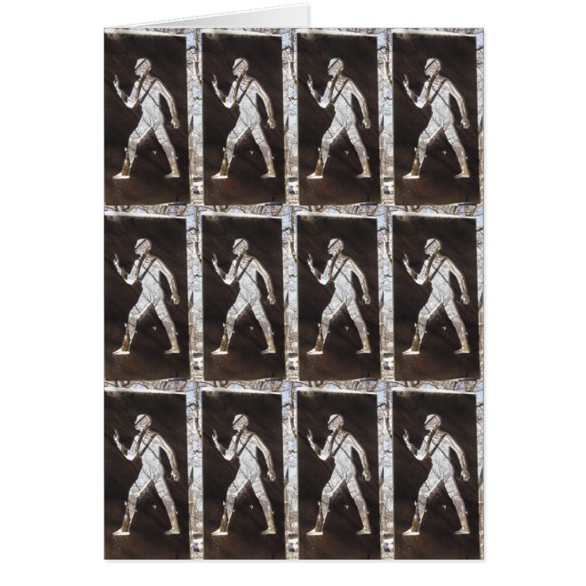 HOMBRE INVISIBLE NOTECARD (Frente)