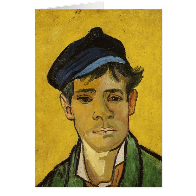 Hombre joven con un gorra, 1888 de Vincent van (Frente)