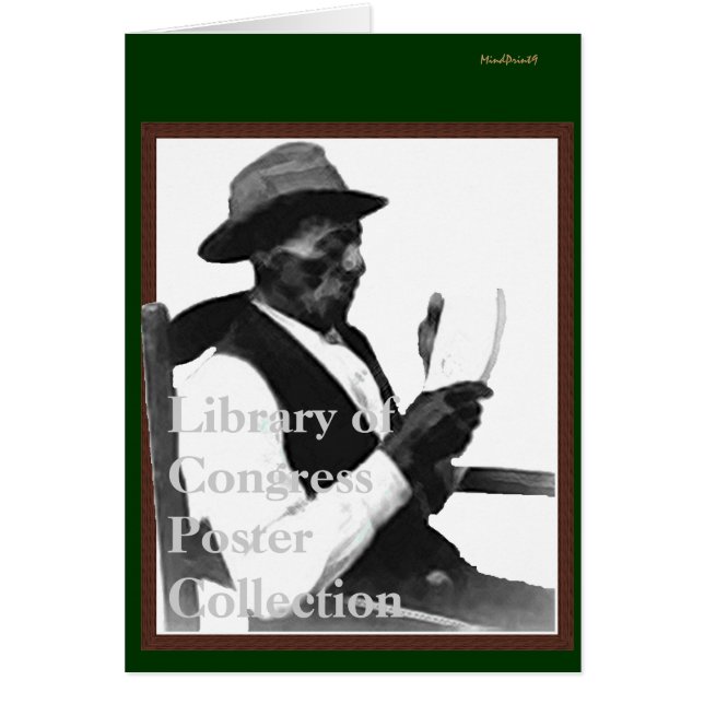 Hombre leyendo una historia (Frente)