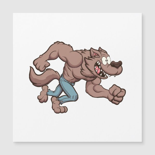 Hombre Lobo Corriendo (Anverso)