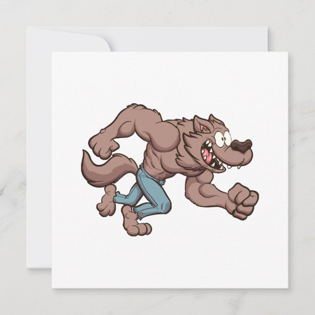 Hombre Lobo Corriendo (Anverso)